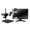 Scienscope 4K Inspection System With LED Light With Polarizer On Dual Arm Stand MAC-PK5D-4KSC-R3